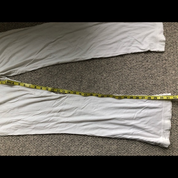 James Perse white cotton lounge pant size 2 - Picture 3 of 7